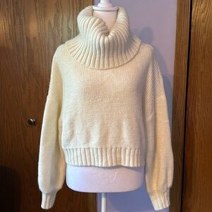 Lovers + Friends by Revolve size small cream sweater.